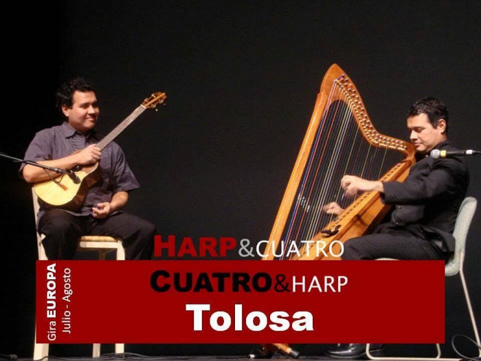 Venezuelská harfa a cuatro
