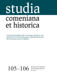 Obálka časopisu Stucia Comeniana et historica
