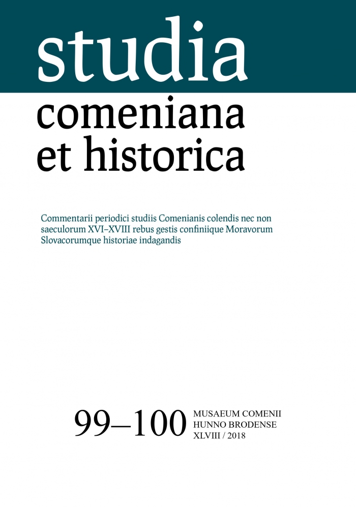 Studia Comeniana et historica č. 99–100