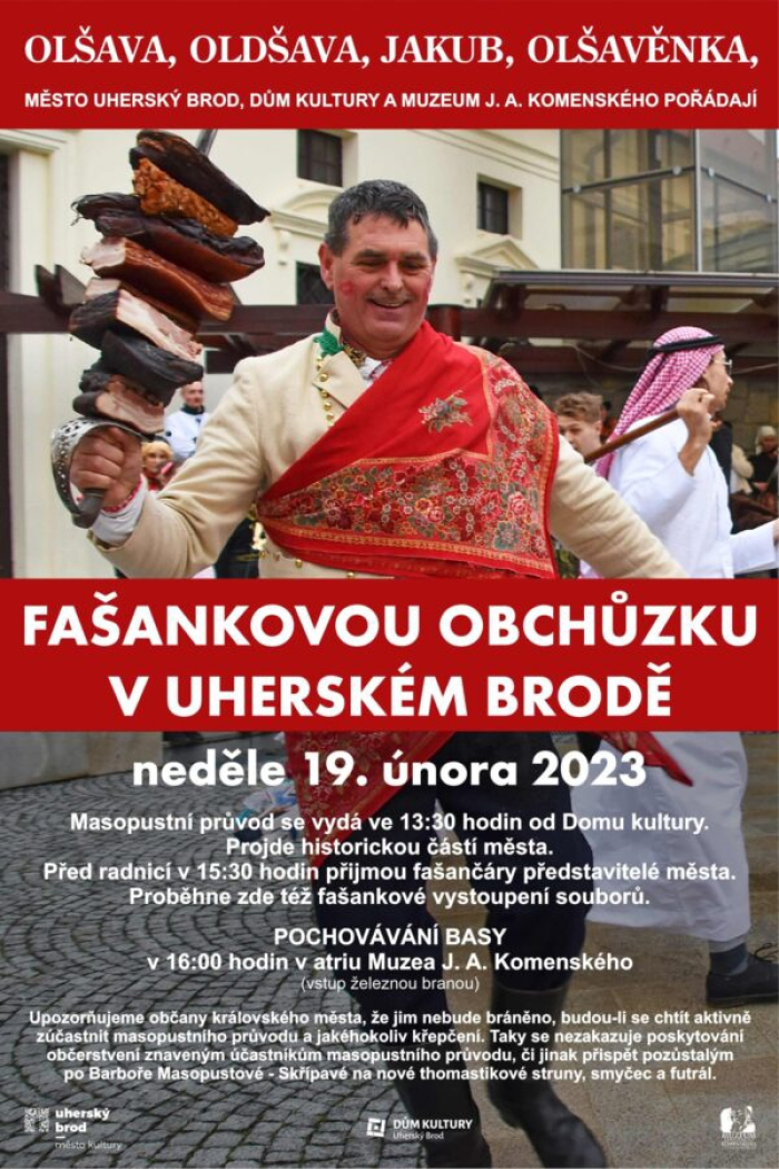 plakát Fašank v Uherském Brodě
