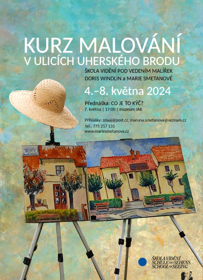 Kurz malování v ulicích Uherského Brodu 4.-8.5.2024